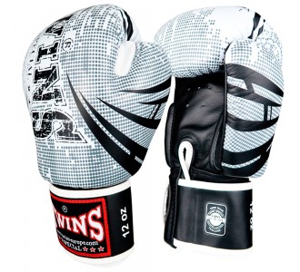 Боксерские перчатки Twins Special с рисунком (FBGV-TW5 white)